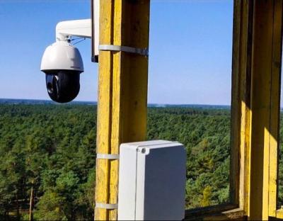 Жовківські лісівники встановили сучасну систему відеонагляду у Соснівському лісництві
