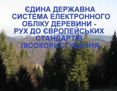 Держлісагентство: Роботу системи електронного обліку деревини повністю забезпечує держпідприємство "ЛІАЦ"