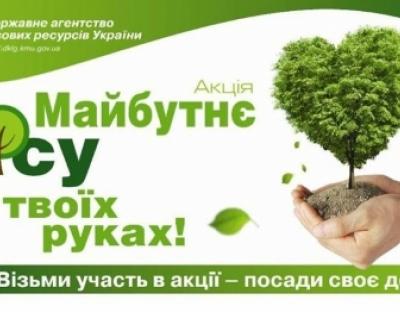 Держлісагентство розпочинає акцію "Майбутнє лісу у твоїх руках"