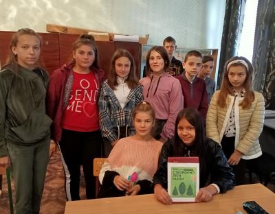 Ознайомлення школярів з метою Акції Держлісагентства  «Створюємо ліси разом» в рамках виконання Програми Президента України «Зелена країна»