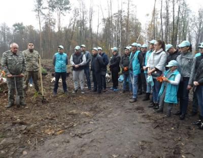 Участь прокурорів в осінній посадці лісу