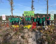 Разом з лісівниками висаджували ліс керівники деревообробних підприємств, науковці та студенти НЛТУ України