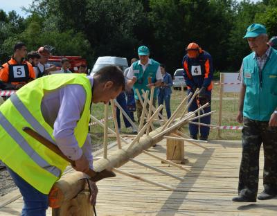 На Львівщині відбулись змагання вальників лісу
