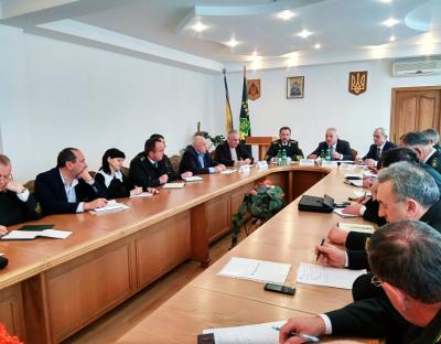 НАРАДА З ПИТАНЬ ОХОРОНИ ПРАЦІ ЗА УЧАСТЮ  ПОСАДОВИХ ОСІБ ДЕРЖПРАЦІ УКРАЇНИ