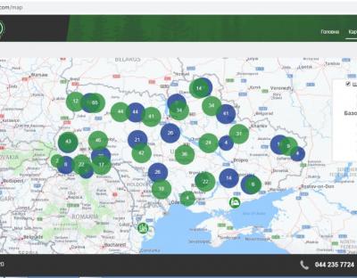 Держлісагентство розробило черговий е-сервіс: інтерактивна карта об'єктів переробки деревини