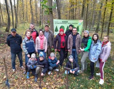 Створюємо ліси разом: на Львівщині активно тривають заходи акції