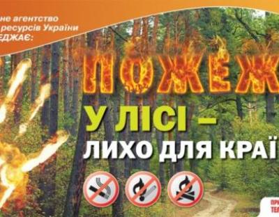 Збережемо ліс від вогню!