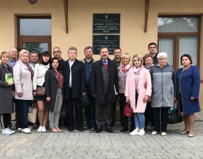 Візит працівників профспілки Хмельниччини