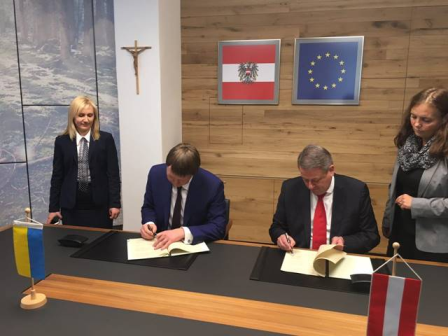 Україна та Австрія підписали Меморандум про співпрацю в галузі лісового господарства